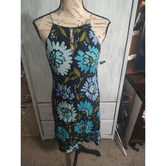 The Limited 100% Silk Midi Floral Dress Size 8 Feminine Cottage Core Summer - Picture 1 of 11